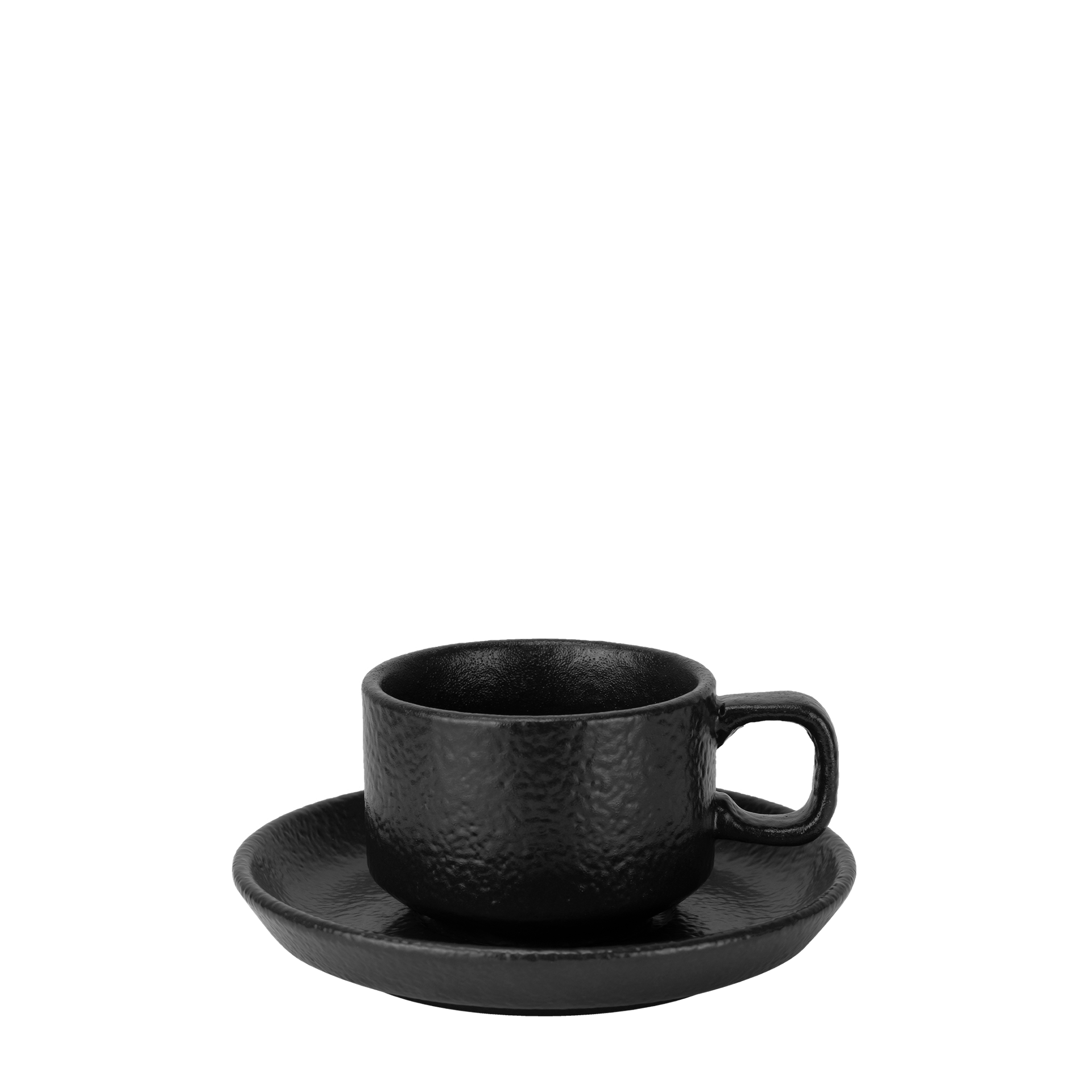 Espresso cup 90ml STACKABLE with saucer Ø12cm